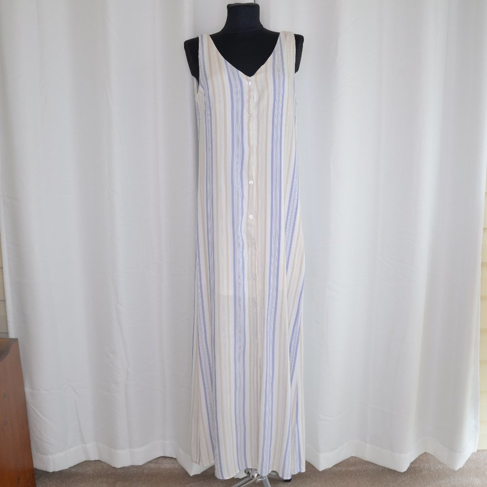SOLD - Anthropologie Sadie & Sage Striped Danna Maxi Dress Sz S - Picture 2 of 9